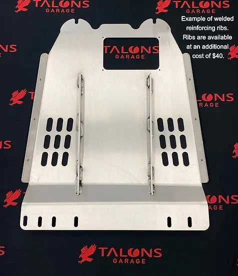 F-150 Transmission and Catalytic Converter Skid Plate with Ribs