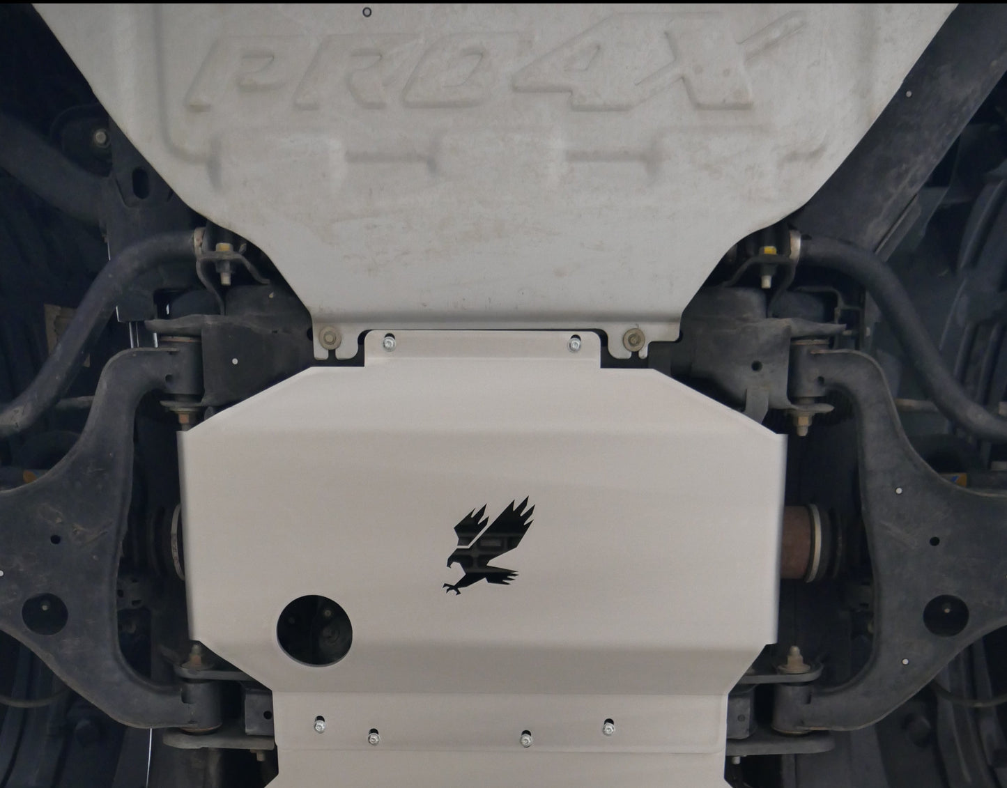 Engine skid with Pro 4X skid