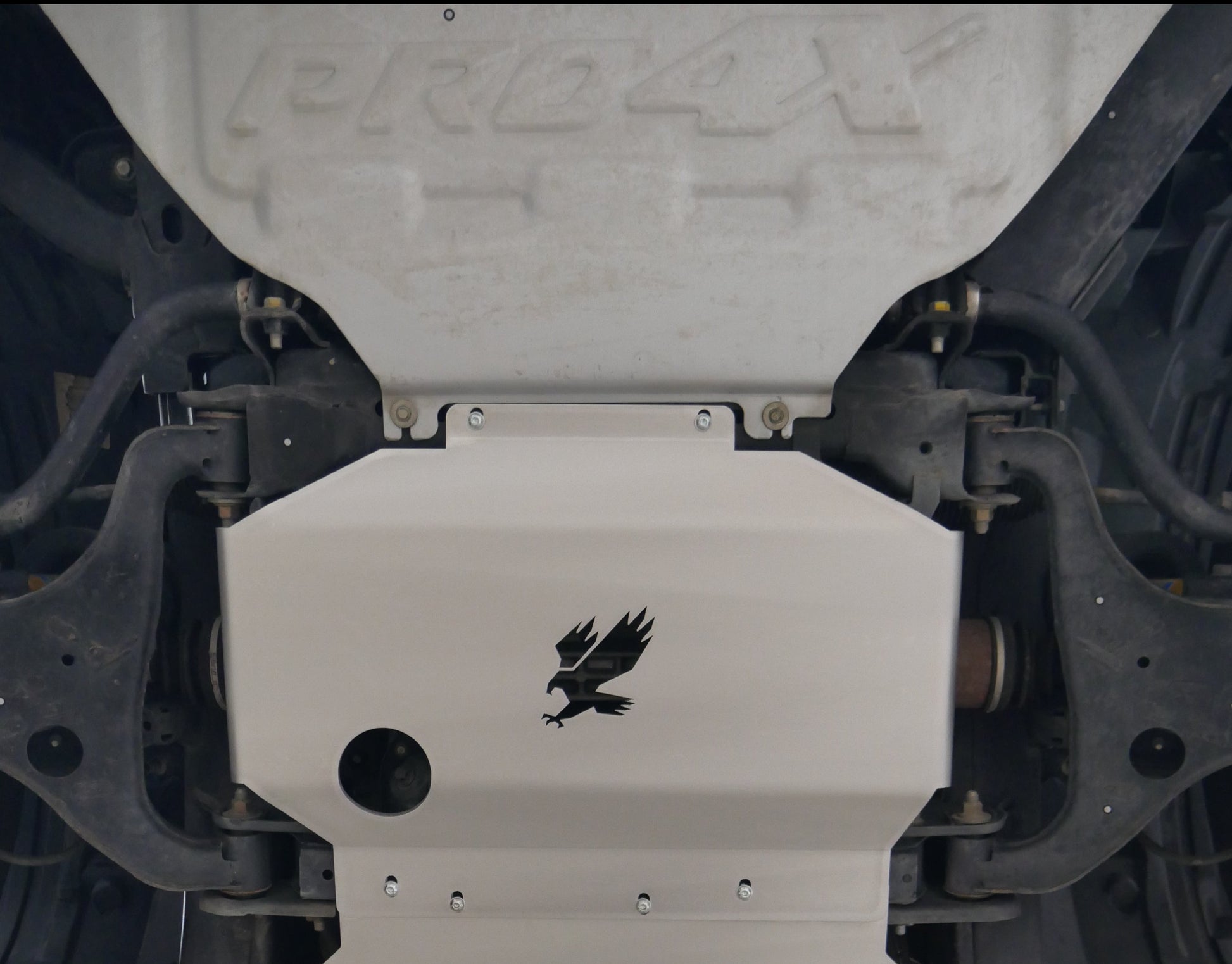 Engine skid with Pro 4X skid