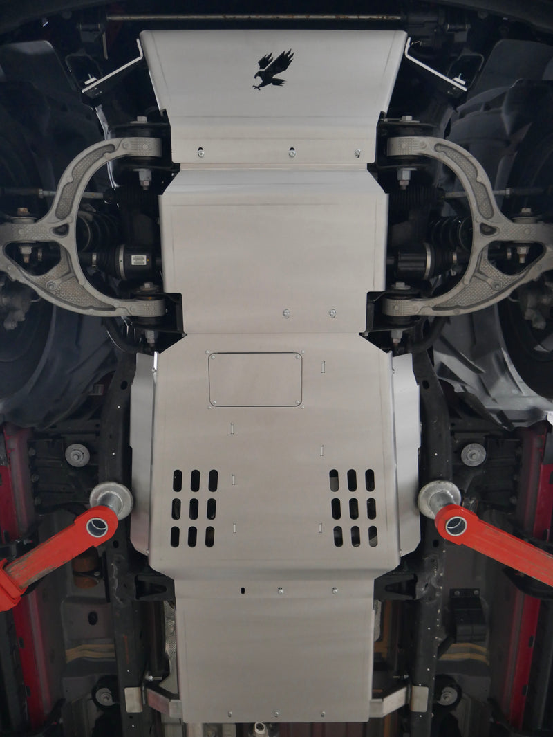 Talons Garage Skid Plate Package (engine, transmission/cat, transfer case) for 2019-2023 (DT / new body) Ram 1500 (5.7L HEMI V8 (DT), 5.7L HEMI V8 eTorque (DT))